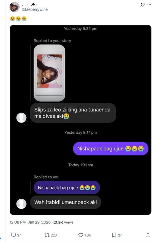 Faeberrywine 4ff yesterday 5.32 pm replied to your story slips za leo ziikingian