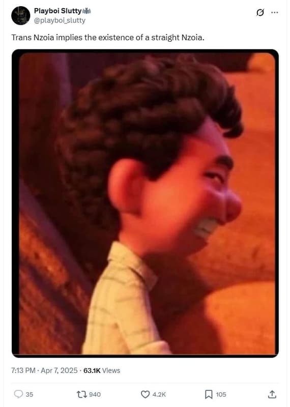 Playboi slutty playboi_slutty trans nzoia implies the existence of a straight nz