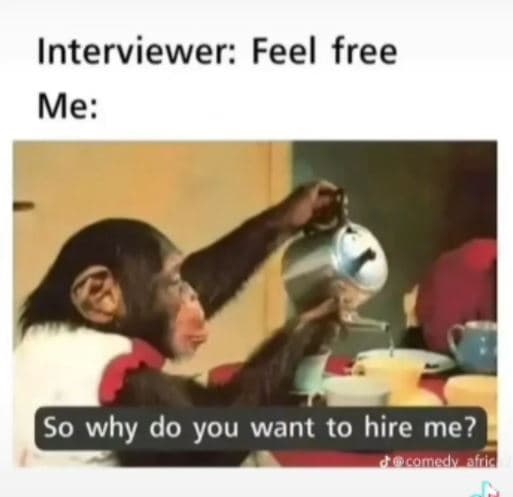 Interviewer feel free me so why do you want to hire me?