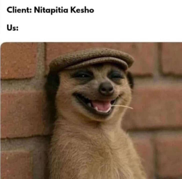 Client nitapitia kesho us