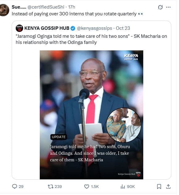 Sue. certifiedsueshi 17h instead of paying over 300 interns that you rotate quar