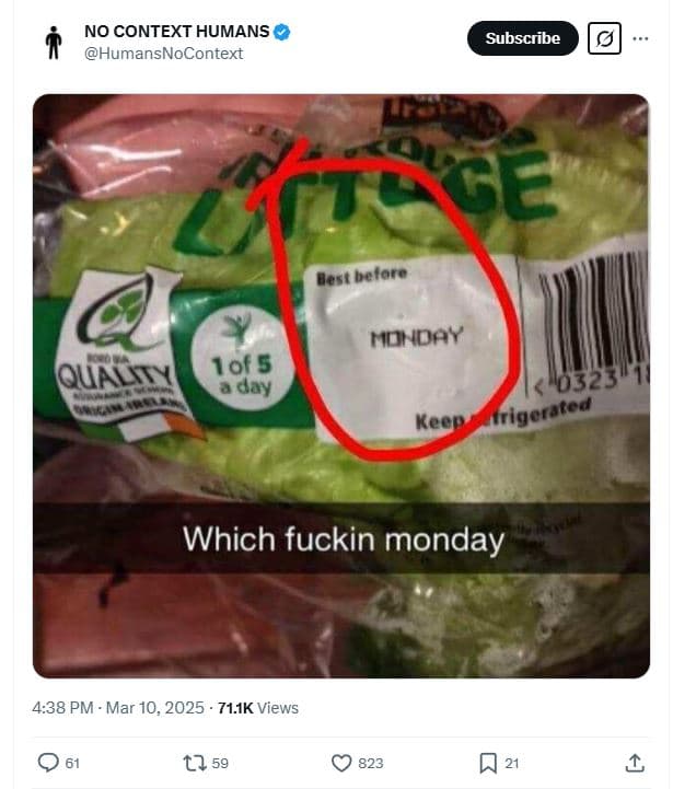 No context humans humansnocontext subscribe ge dest before monday quagtyi 1of5 d