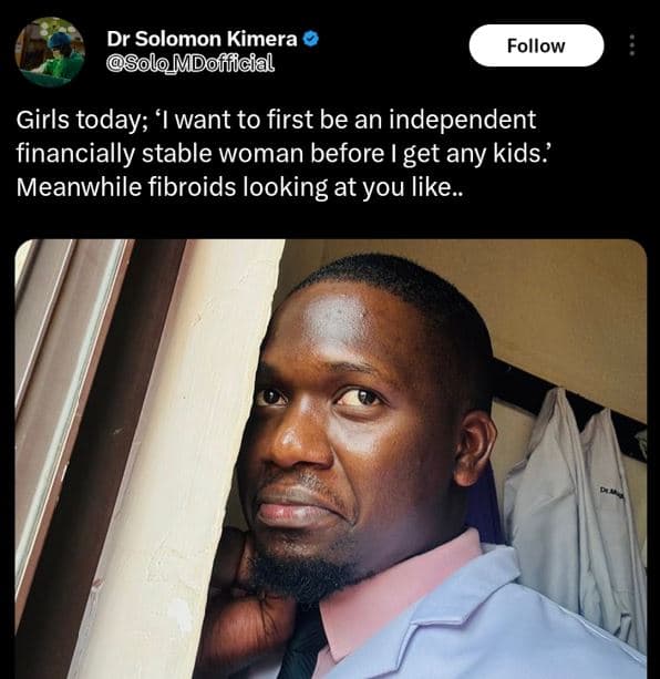 Dr solomon kimera solomdolficial follow girls today iwant to first be an indepen