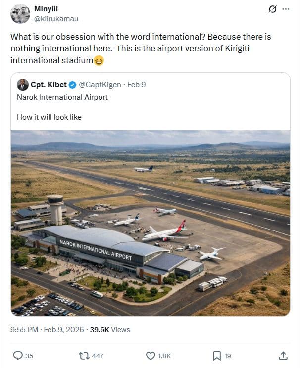 Minyiii kiirukamau _ what is our obsession with the word international? because