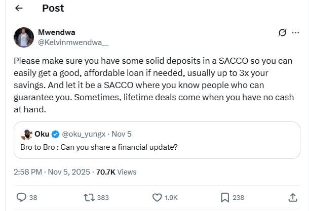 Post mwendwa kelvinmwendwa please make sure you have some solid deposits in a sa