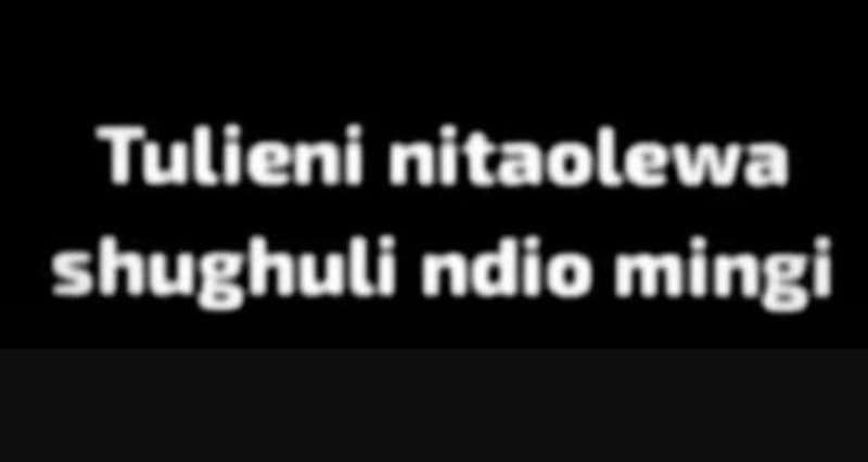 Tulieni nitaolewa shughuli ndio mingi