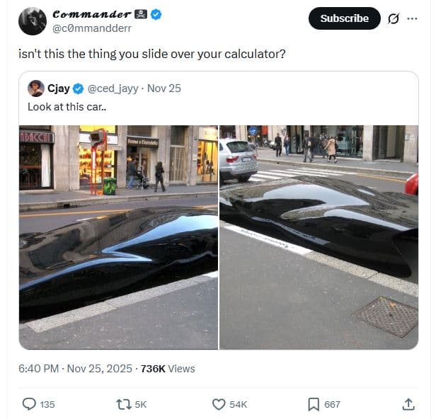 Commander8 commandderr subscribe isn't this the thing you slide over your calcul