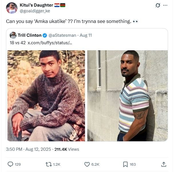 Kituis daughter goaldigger_ke can you say 'amka ukatike' ?? lm trynna see someth