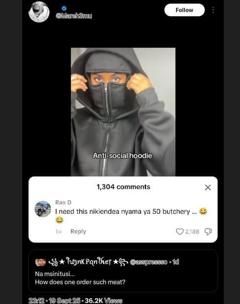 Follow manel 8uu antisocialhoodie 1,304 comments ras ineed this nikiendea nyama