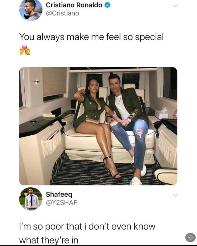 Cristiano ronaldo cristiano you always make me feel so special shafeeq y2shaf i'