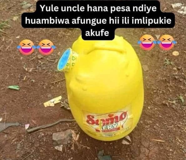 Yule uncle hana pesa ndiye huambiwa afungue hii ili imlipukie akufe 86 2no 56y7