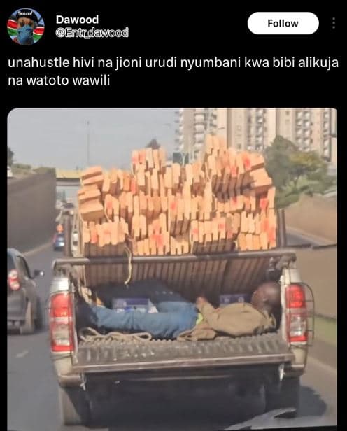 Dawood enurdawood follow unahustle hivi na jioni urudi nyumbani kwa bibi alikuja