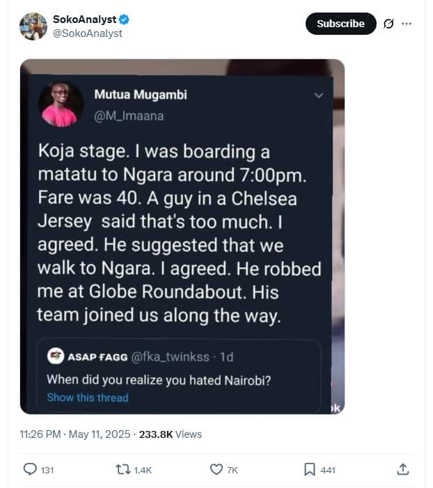 Sokoanalyst sokoanalyst subscribe mutua mugambi m_imaana koja stage. was boardin