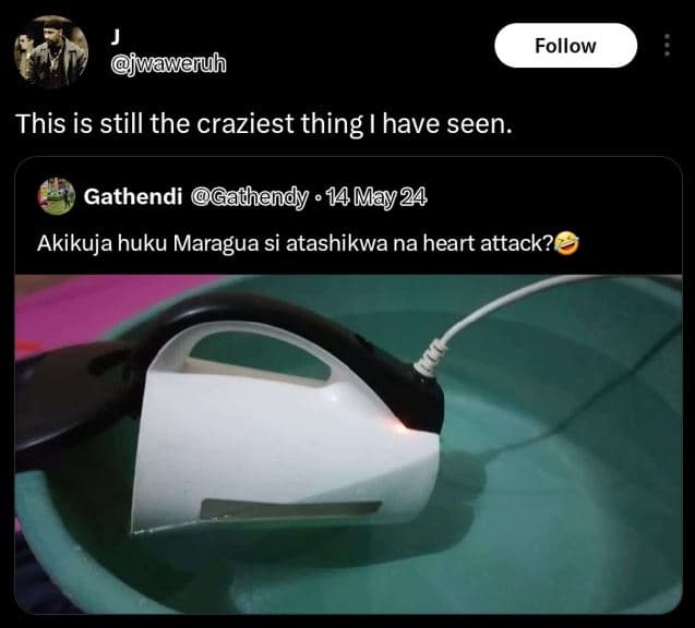Follow waweauh this is still the craziest thing i have seen gathendi gathendy 14