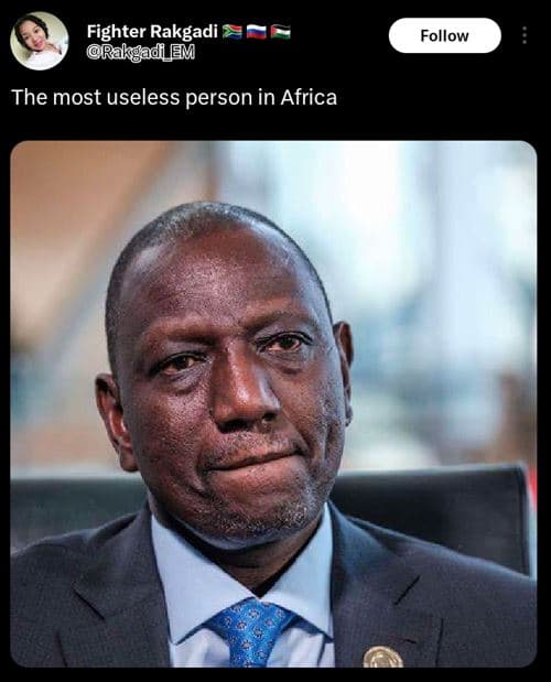 Fighter rakgadi rakgadiem follow the most useless person in africa