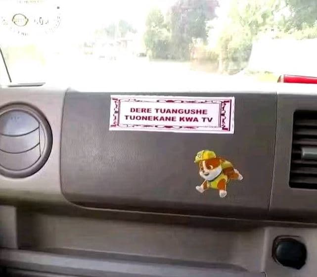 Dene tuangushe tuonekane kwa tv