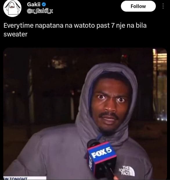 Gakii gakilx follow everytime napatana na watoto past 7 nje na bila sweater foxs