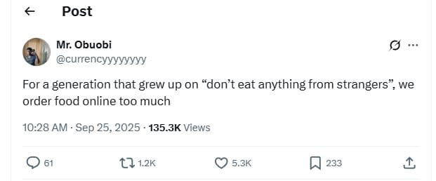 Post mr. obuobi currencyyyyyyyy for a generation that grew up on don'teat anythi