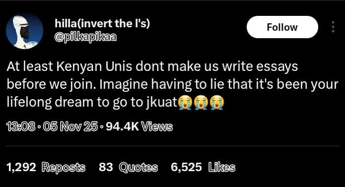 Hillainvert the i's pilkapikaa follow at least kenyan unis dont make us write es