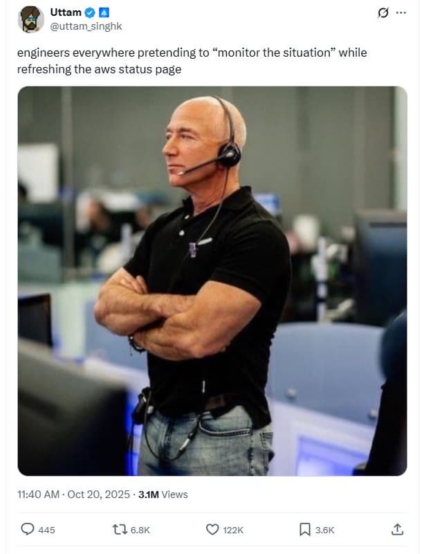 Uttam uttam_singhk engineers everywhere pretending to monitor the situation whil