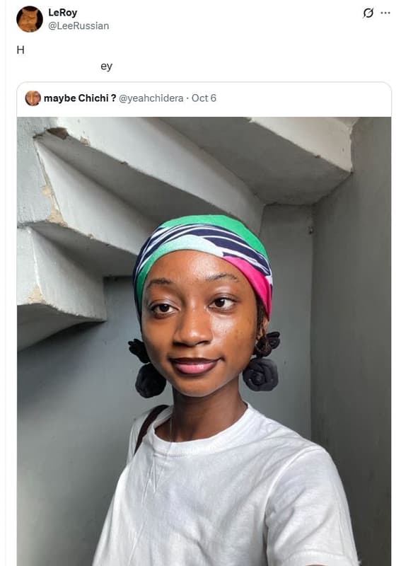 Leroy leerussian maybe chichi yeahchidera oct 6