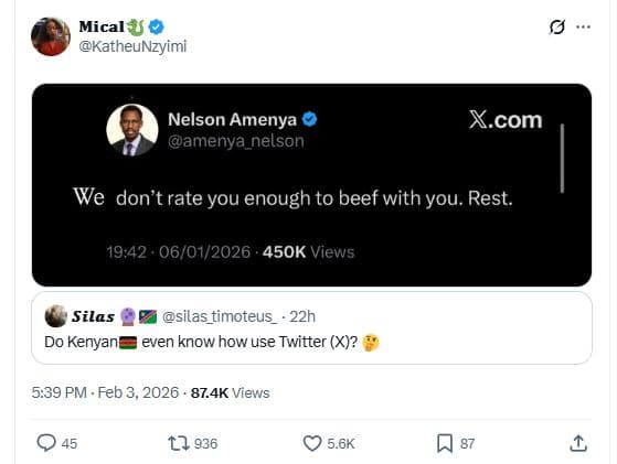 Mical katheunzyimi nelson amenya amenya_nelson x.com we don't rate you enough to
