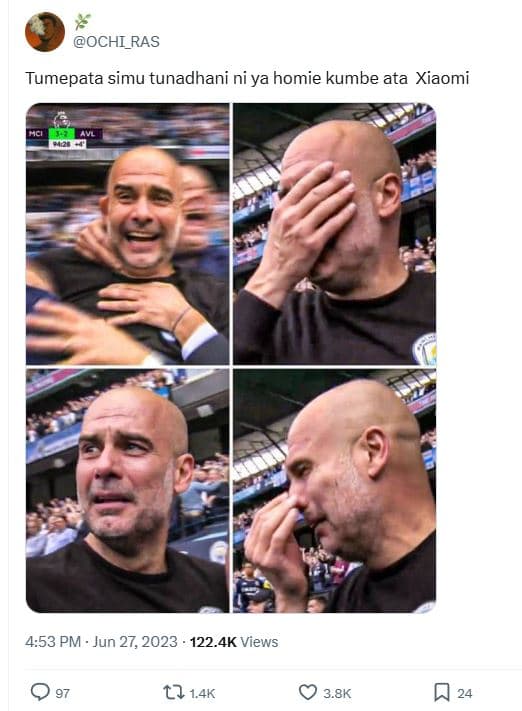 Ochi_ras tumepata simu tunadhani ni ya homie kumbe ata xiaomi 4.53 pm jun 27, 12