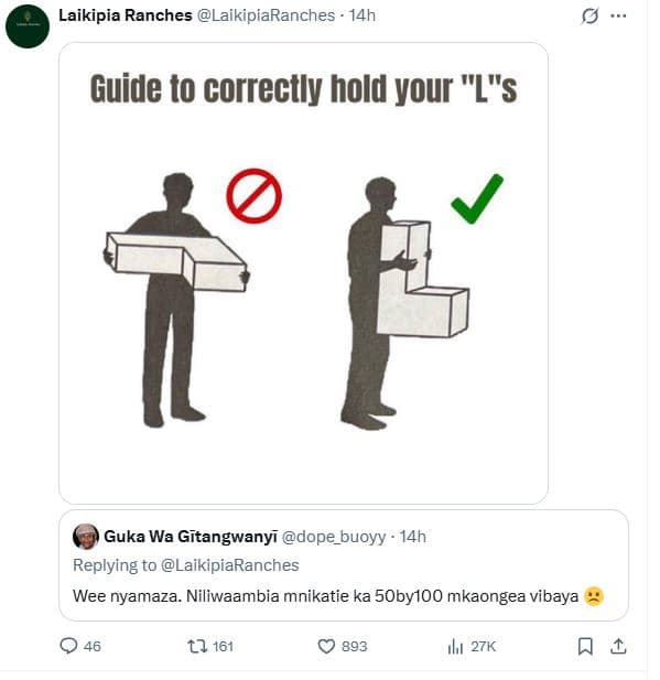 Laikipia ranches laikipiaranches 14h guide to correctly hold your ls guka wa git