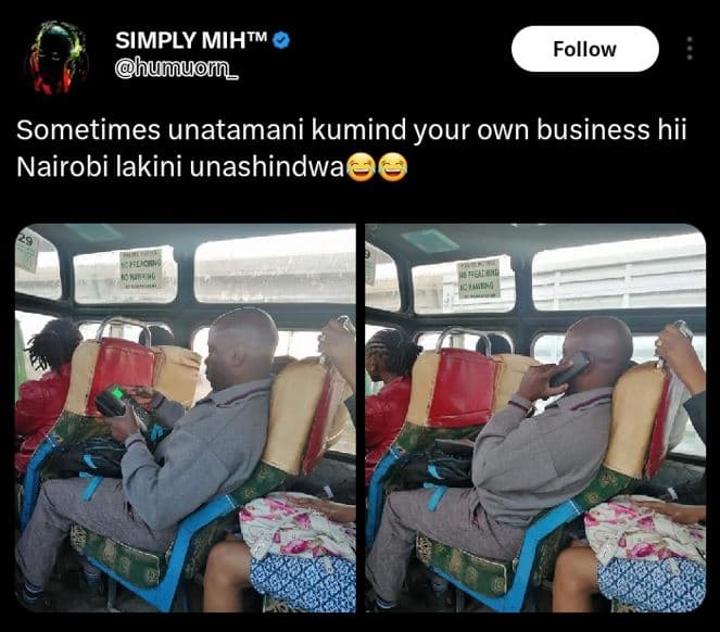 Simply mihtm humuom_ follow sometimes unatamani kumind your own business hii nai