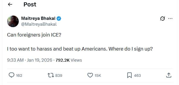 Post maitreya bhakal maitreyabhakal can foreigners join ice? too want to harass