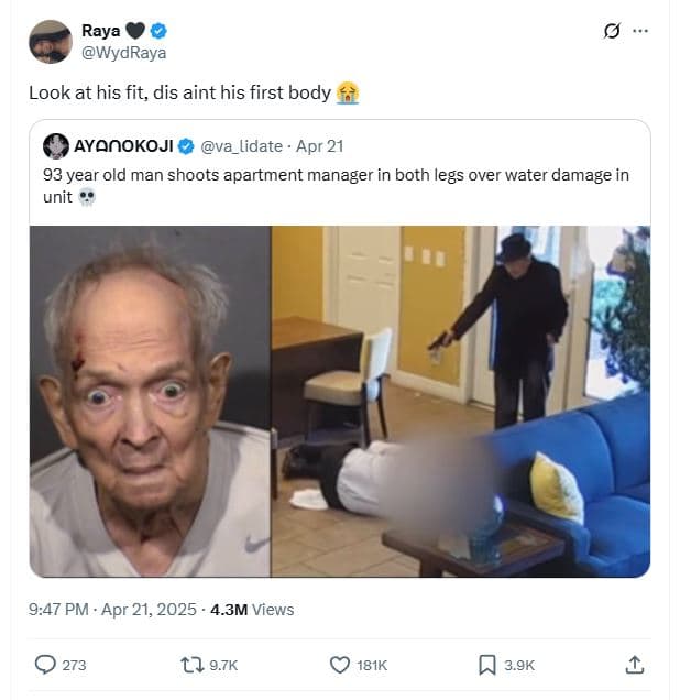 Raya wydraya look at his fit, dis aint his first body ayonokoji va_lidate apr 21