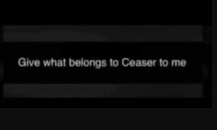 Give whal belongs 10 coaser 10 me