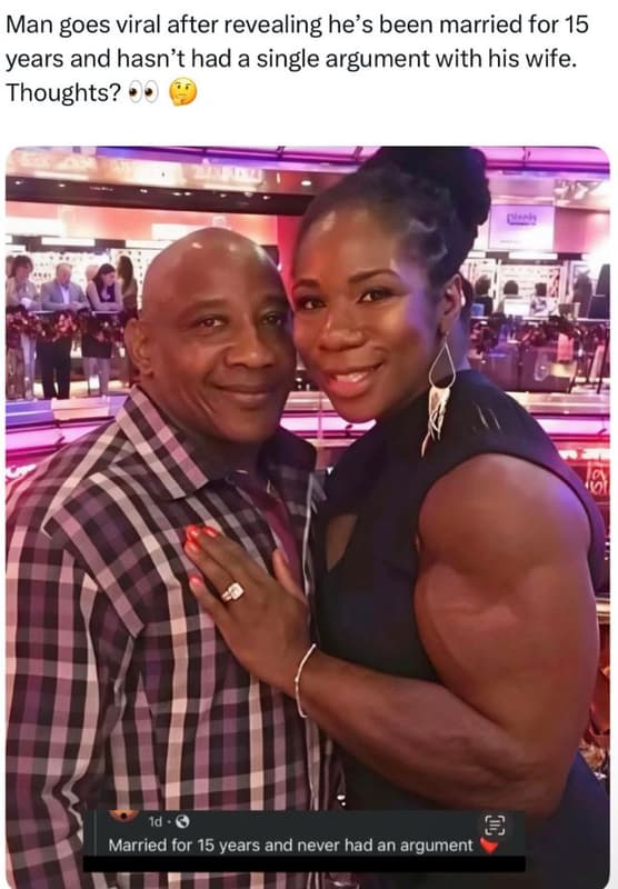 Man goes viral after revealing he's been married for 15 years and hasn't had a s