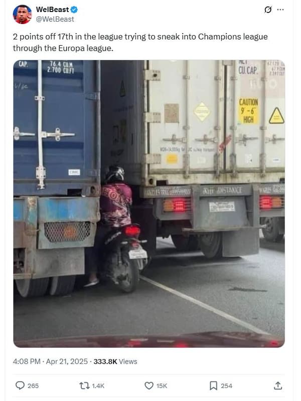 Welbeast welbeast 2 points off 17th in the league trying to sneak into champions