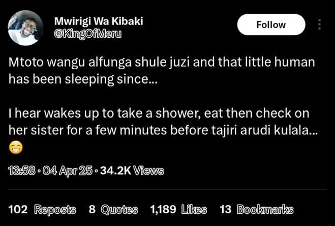 Mwirigi wa kibaki kingofmeu follow mtoto wangu alfunga shule juzi and that littl