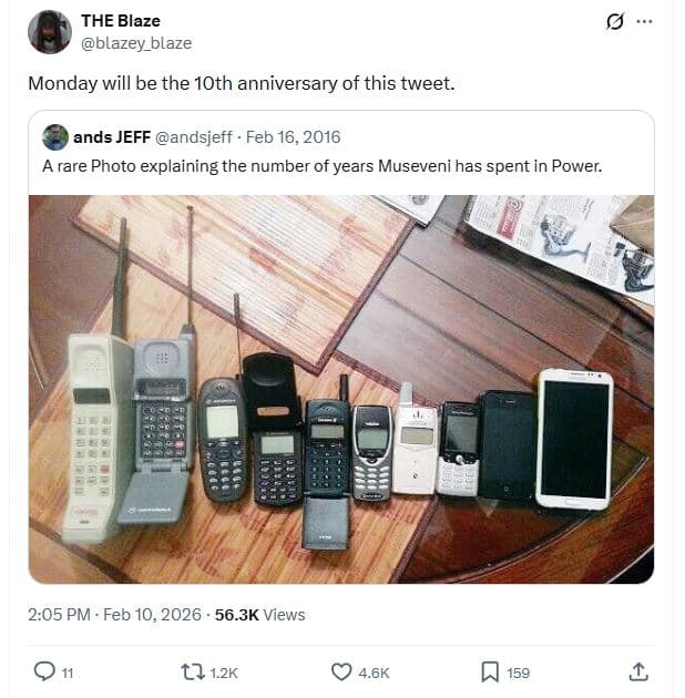 The blaze blazey_blaze monday will be the 1oth anniversary of this tweet. ands j