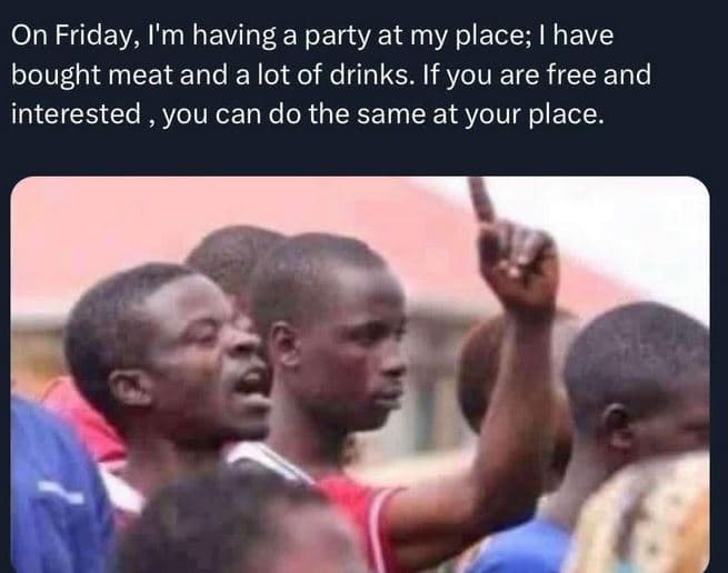 On friday im having a party at my place i have bought meat and alot of drinks. i