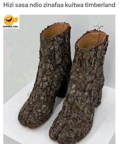 Hizi sasa ndio zinafaa kuitwa timberland cheka_nao