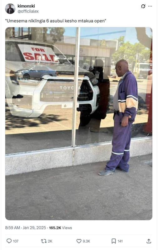 Kimonski officiialex 'umesema nikiingia 6 asubui kesho mtakua open for sdli toya