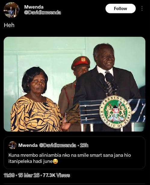 Mwenda davidkuwenda follow heh mwenda davidkuwenda 28h kuna mrembo aliniambia nk