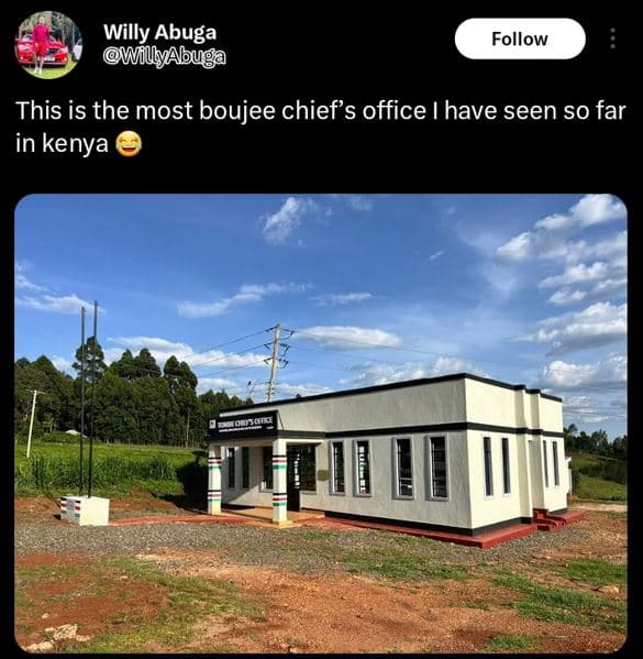 Willy abuga wllyabuga follow this is the most boujee chief's office i have seen