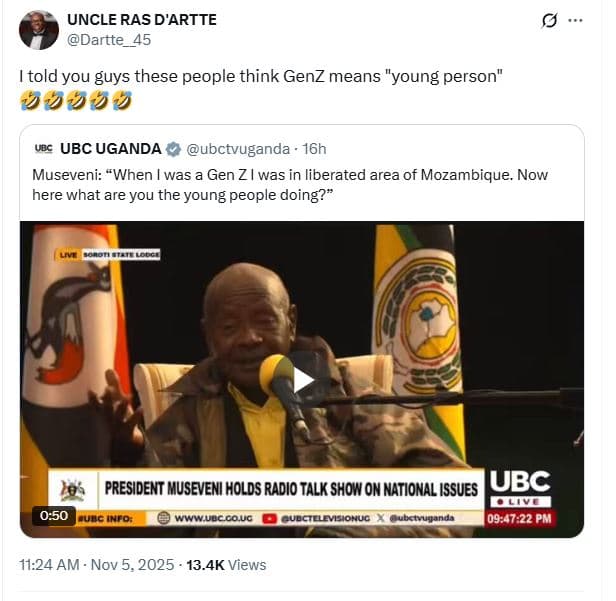 Uncle ras d'artte dartte_45 told you guys these people think genz means young pe