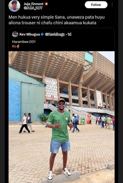 Juja_finnest qunct follow men hukua very simple sana, unaweza pata huyu aliona t