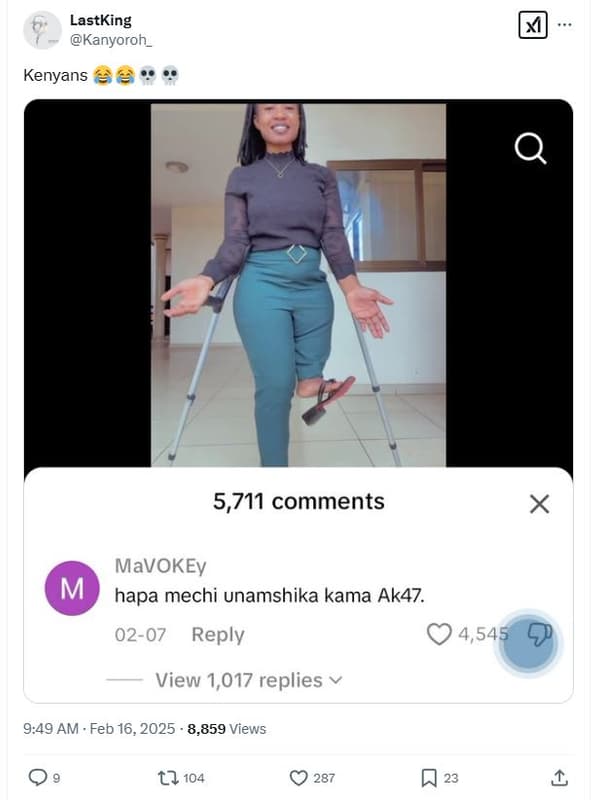 Lastking kanyoroh_ kenyans 5,711 comments mavokey m hapa mechi unamshika kama ak