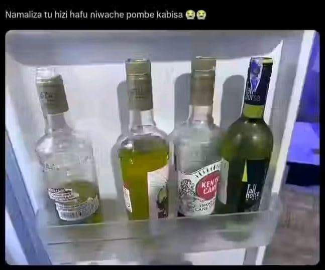 Namaliza tu hizi hafu niwache pombe kabisa 00 dhie 5 haxre