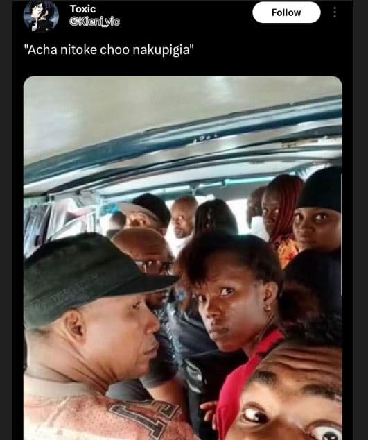 Toxic kaniyic follow acha nitoke choo nakupigia