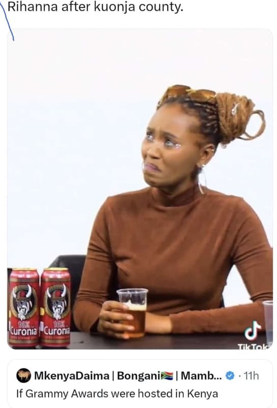 Rihanna after kuonja county. kuronla icuroni mkenyadaima bongani mamb... if gram