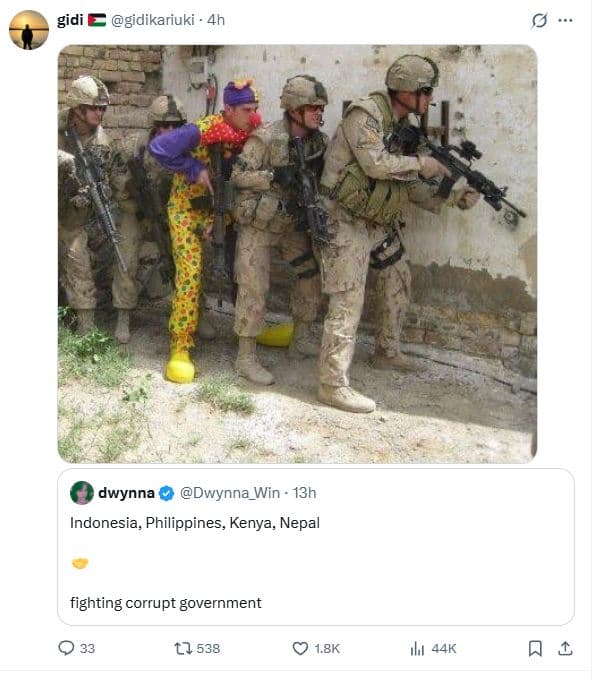 Gidi gidikariuki . 4h dwynna dwynna_win 13h indonesia, philippines, kenya, nepal