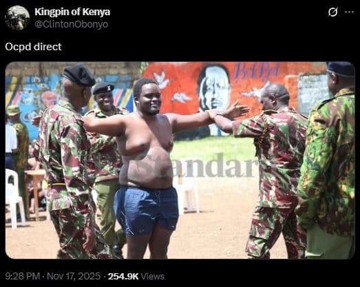 Kingpin of kenya clintonobonyo ocpd direct 18lt andar 9.28 pm nov 17, 254.9k vie