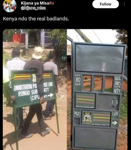 Kijana ya misa kijanamisa follow kenya ndo the real badlands. 10i9 ro auiv 'vuu